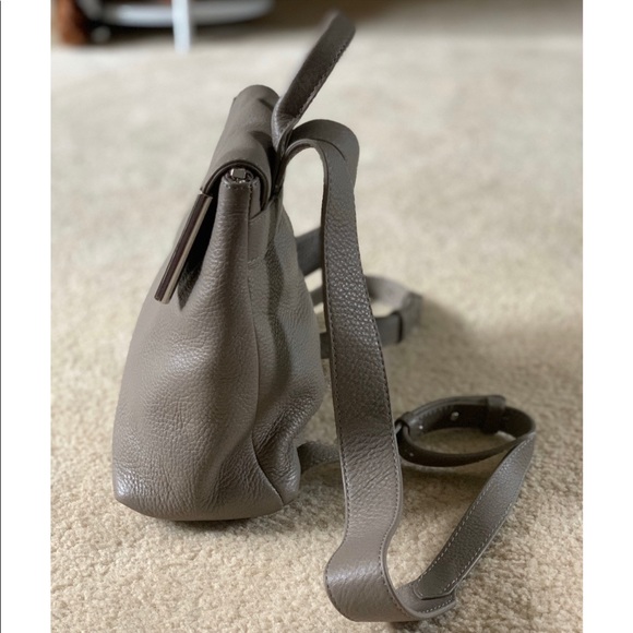 Gray mini backpack - Picture 3 of 4